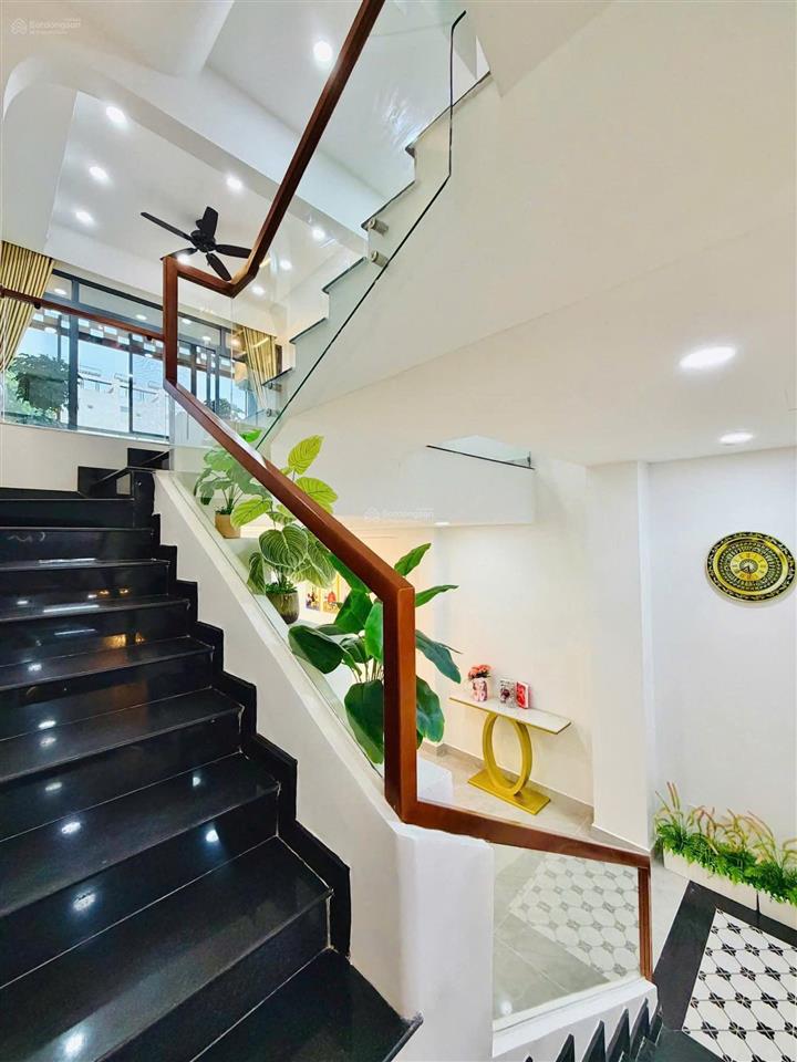 Bán nhà hẻm xe hơi 6m thông khu bàn cờ đường phan huy ích, p.12, 4,7 x 17, giá 10.5 tỷ tl