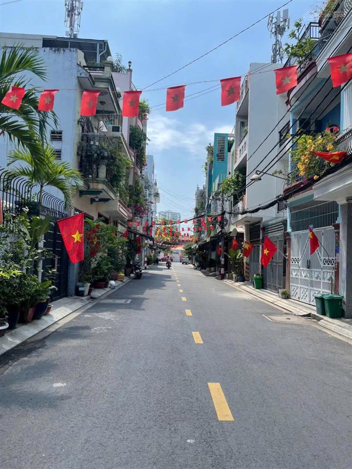 Bán nhà hẻm xe hơi 6m thông khu bàn cờ đường phan huy ích, p.12, 4,7 x 17, giá 10.5 tỷ tl