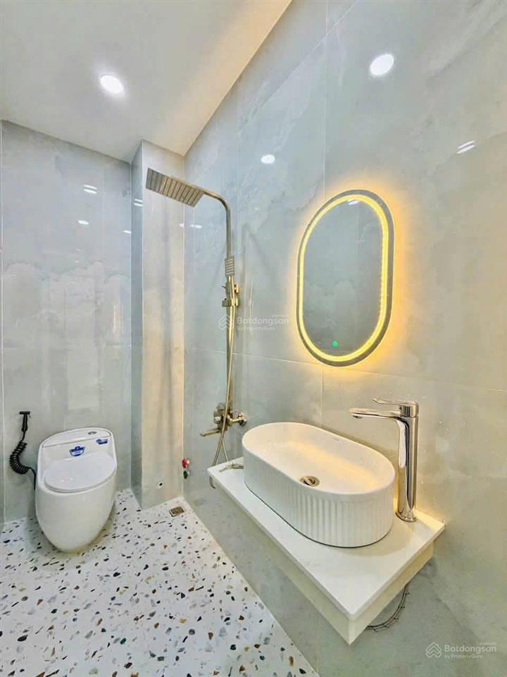 Bán nhà xây mới hẻm 6m 2 xe hơi tránh nhau đường lê đức thọ, p.13, 4 x 12, giá 7.38 tỷ tl