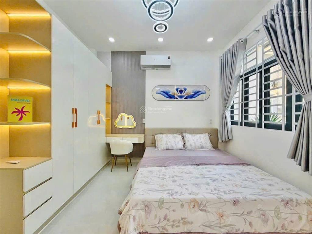 Bán nhà xây mới hẻm 6m 2 xe hơi tránh nhau đường lê đức thọ, p.13, 4 x 12, giá 7.38 tỷ tl