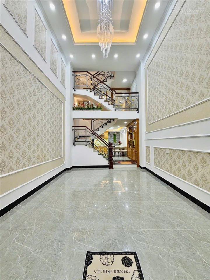 Bán nhà hẻm xe hơi 5m khu đồng bộ đường phạm văn chiêu, p.9, 4 x 15, 5 tầng giá 7.75 tỷ tl