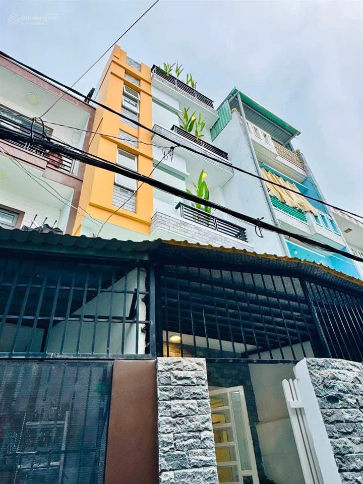 Bán nhà hẻm xe hơi đậu cửa đường thống nhất, p.16, 4.3 x 13, nh 4.76m, 4 tầng giá 6.5 tỷ tl