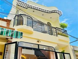Bán nhà mới đẹp ngay chợ an nhơn hẻm xe hơi đường số 28, p.6, 5.1 x 16, 4pn giá 6.75 tỷ tl