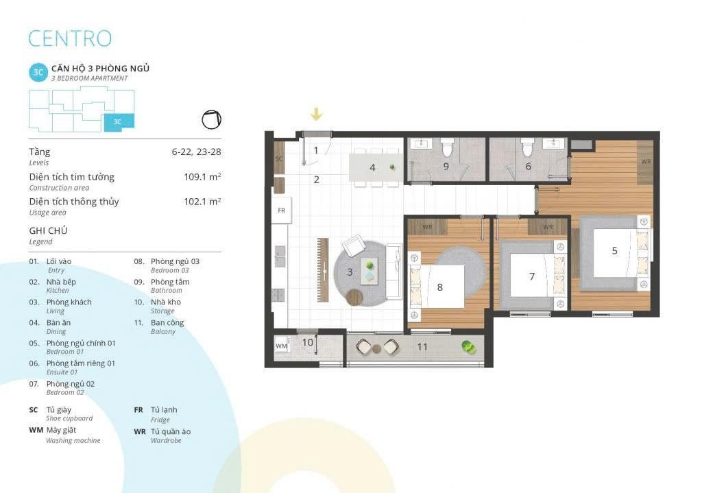 Bán cc kosmo tây hồ, 109m2, căn góc 3 p.ngủ, bc đông nam view thẳng hồ tây, 12 tỷ (có ảnh thật)