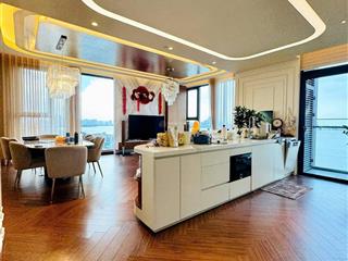 Căn hộ tòa s1 sun grand city 69b thụy khuê, 215m2, góc view hồ tây, 4 p. ngủ, nội thất siêu cao cấp