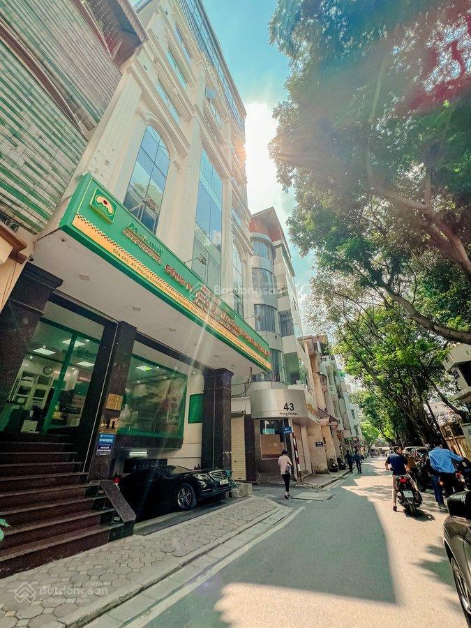 Mặt phố phùng chí kiên, cầu giấy, 105m2 8 tầng nổi 1 hầm, thang máy, lô góc, mặt tiền 9.6m, 56 tỷ