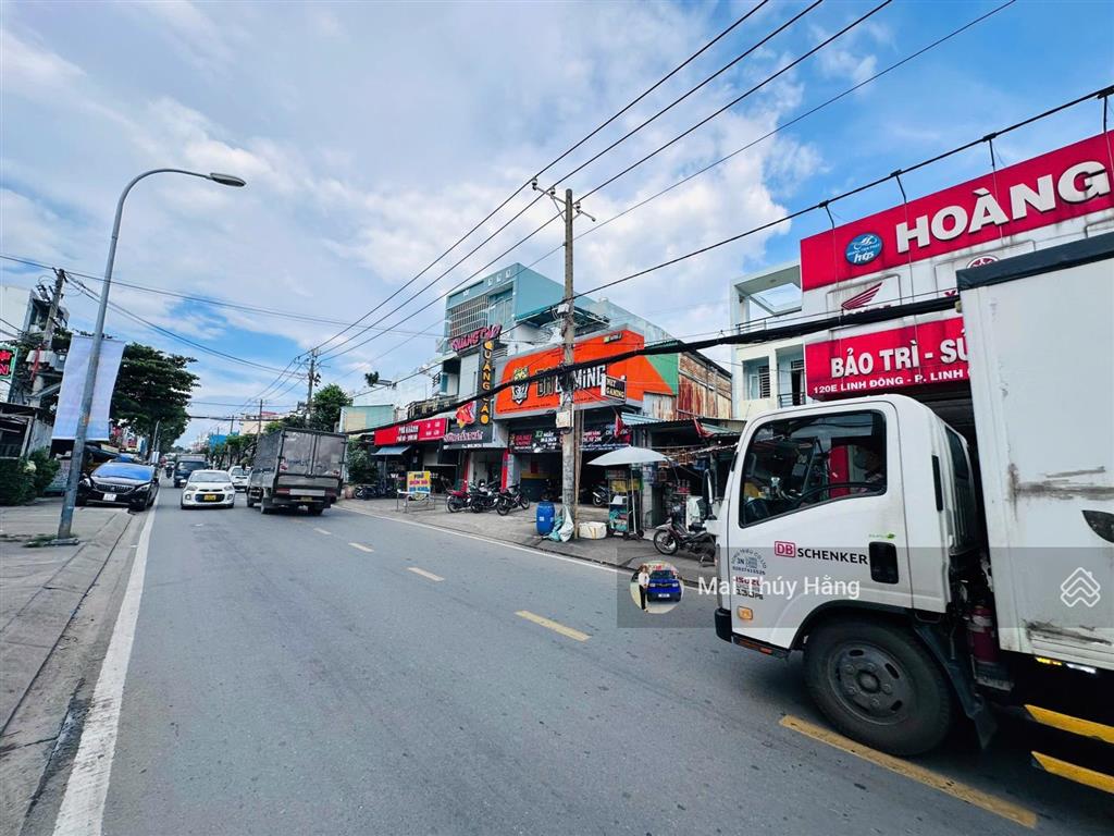 69,6tr/m2 nhà cấp 4 ngang 10,8m đường xe tải thông ngay mặt tiền đường linh đông