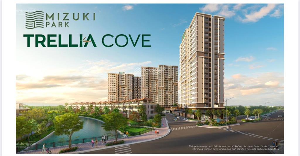 Hot! bán căn hộ 2 mặt thoáng, view sông, trellia cove mizuki park