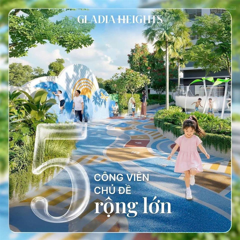 Gladia heights quận 2  bộ sưu tập căn hộ 3 mặt sông giới hạn từ 6.x tỷ