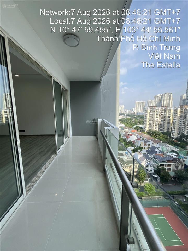 Cho thuê căn hộ 3 phòng ngủ the estella  giá 50 triệu  không nội thất  view hồ bơi  trống sẵn