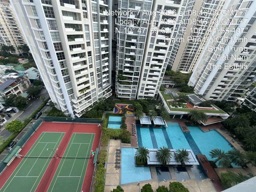 Cho thuê căn hộ 3 phòng ngủ the estella  giá 50 triệu  không nội thất  view hồ bơi  trống sẵn