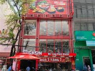 Mặt tiền kinh doanh nguyễn thái học, quận 1, 152m2(8x19m) 5 tầng  hđt 225 triệu, giá 82 tỷ