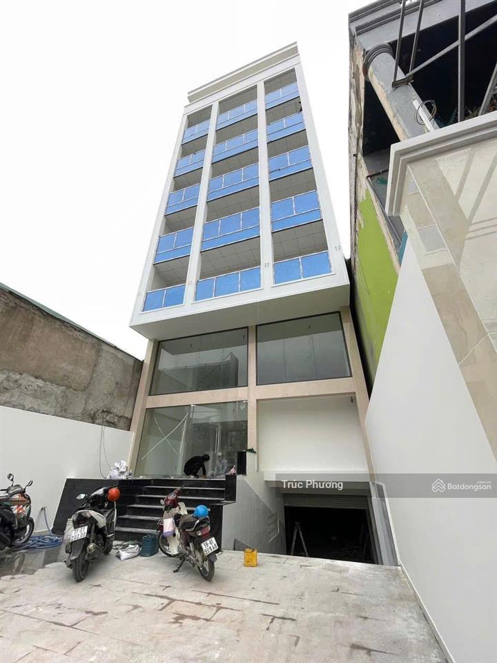 Tòa nhà mt đinh bộ lĩnh, bình thạnh, 218m2(8x28m) hầm + 8 tầng, hđt 210 triệu, giá 73 tỷ