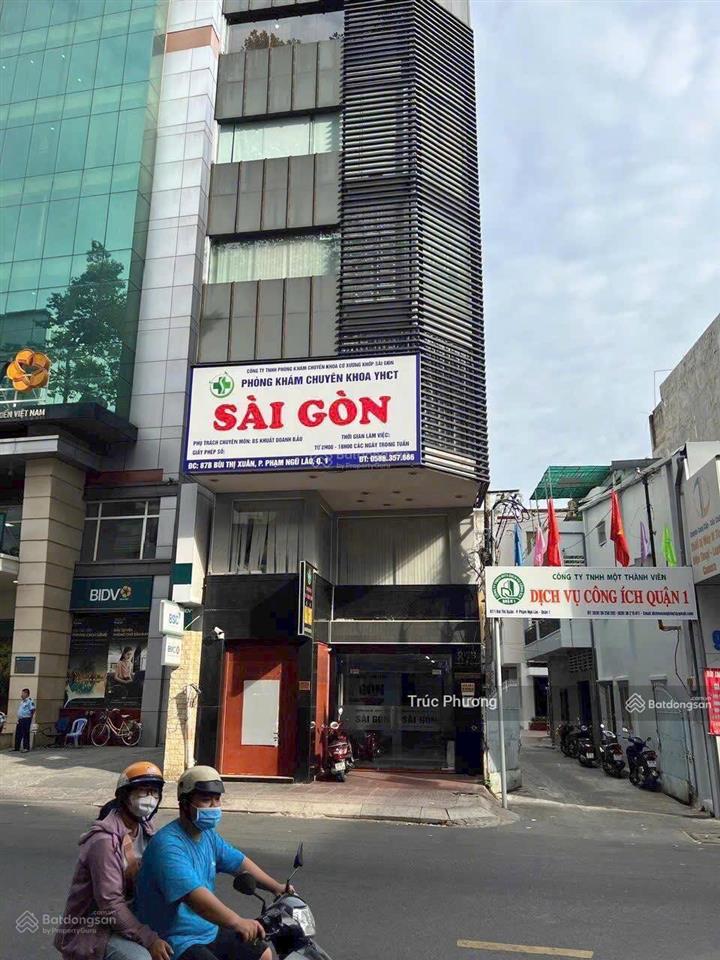 Giảm sốc 20 tỷ! building 2mt bùi thị xuân, q1, 162m2(6x28m)hầm + 7 tầng  hđt 250 triệu, 55 tỷ