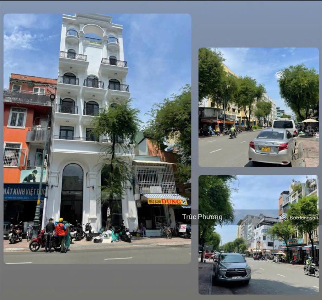 Bán gấp building mặt tiền trương định, quận 3, 8x15m  7 tầng  hđt 220 triệu, giá 78 tỷ
