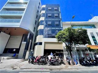 Tòa nhà mt hồ hảo hớn, quận 1, 199m2(8x25m) hầm + 6 tầng  hđt 260 triệu  sàn suốt, giá 110 tỷ