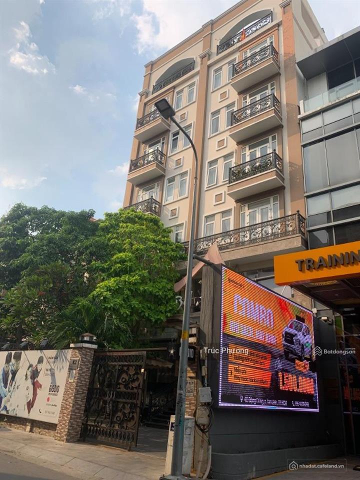 Hạ 35 tỷ! bán tòa nhà mt đặng dung quận 1, 350m2(14x25m) hầm + 7 tầng  hđt 400 triệu, giá 160 tỷ