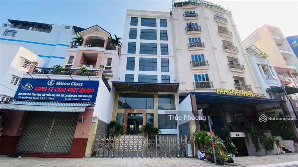 Bán tòa nhà văn phòng mt nguyễn phúc nguyên q3(9x23m)nh13m² hầm + 7 tầng  hđt385tr, 105 tỷ