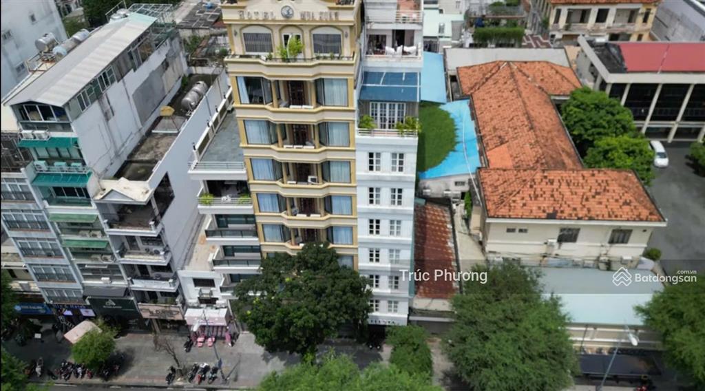 Giảm sâu 10 tỷ! tòa nhà mt lê thánh tôn, q1, 100m2(4.5x23m)hầm10 tầng  hđt 269 triệu, giá 95 tỷ