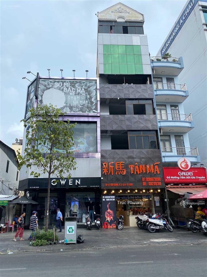 Phố kinh doanh! mặt tiền hai bà trưng quận 1, 99m2(5x20m) trệt + 3 lầu  hđt 100 triệu, giá 39 tỷ
