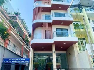 Building góc 2 mặt tiền thạch thị thanh quận 1, 120m2(6x20m) hầm/6 tầng  hđt 140 triệu, giá 59 tỷ