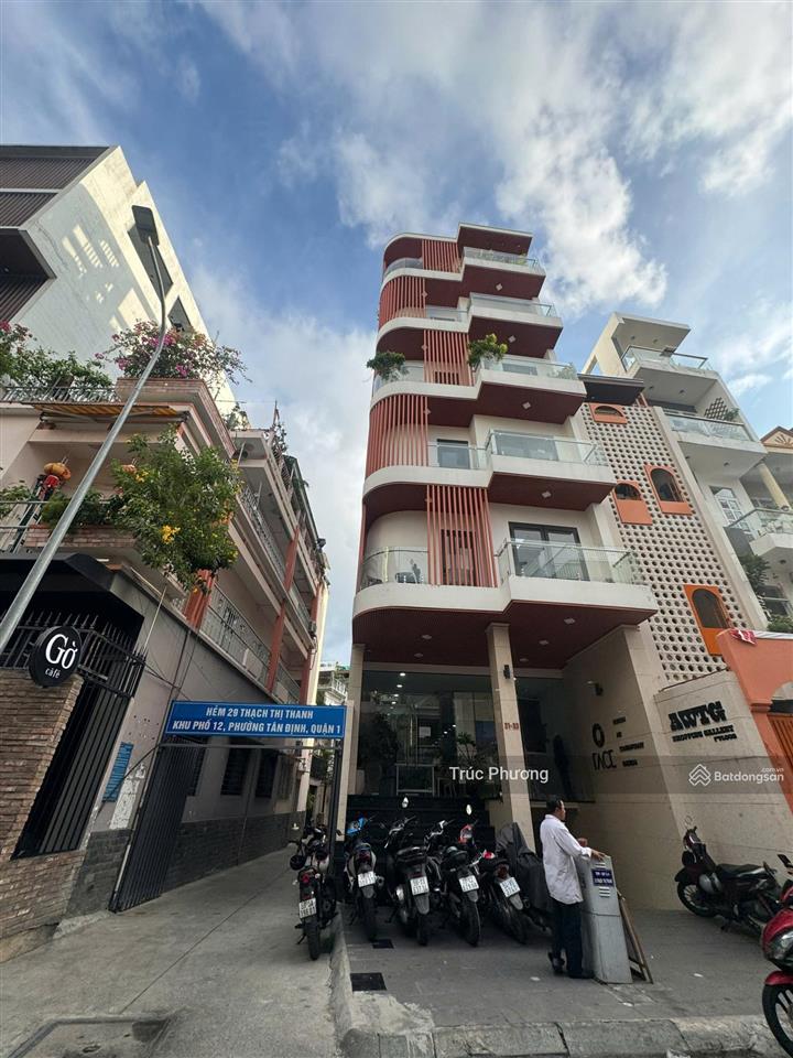 Building góc 2 mặt tiền thạch thị thanh quận 1, 120m2(6x20m) hầm/6 tầng  hđt 140 triệu, giá 59 tỷ