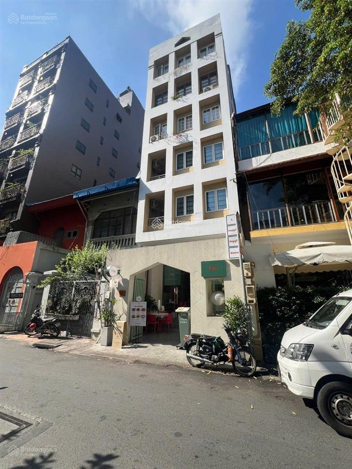 Khu phố nhật! tòa nhà ngay mt lê thánh tôn, quận 1 140m2(6x25m) 8 tầng  hđt 250 triệu, 95 tỷ