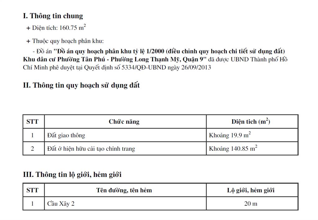 Nhà 2 tầng 160.8m2 ngang 5m  mặt tiền đường cầu xây 2  tăng nhơn phú  quận 9 cũ  giá 10.9 tỷ