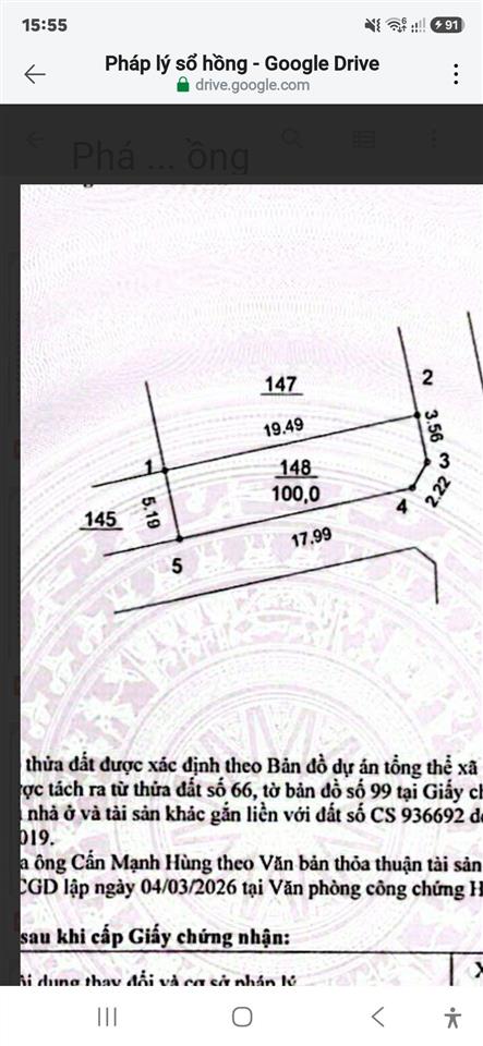 E còn 1 lô góc hiếm có tại phú cát  hoà lạc dt 100m2 (full thổ cư). giá chỉ nhỉnh 3 tỷ