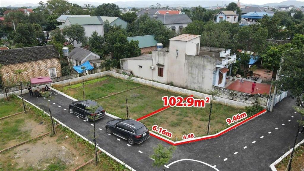 Chính chủ cần bán đấ lô góc t 2 mặt tiền tại xã đoài phương, hà nội diện tích 102m2 full thổ cư