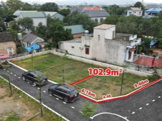 Chính chủ cần bán đấ lô góc t 2 mặt tiền tại xã đoài phương, hà nội diện tích 102m2 full thổ cư