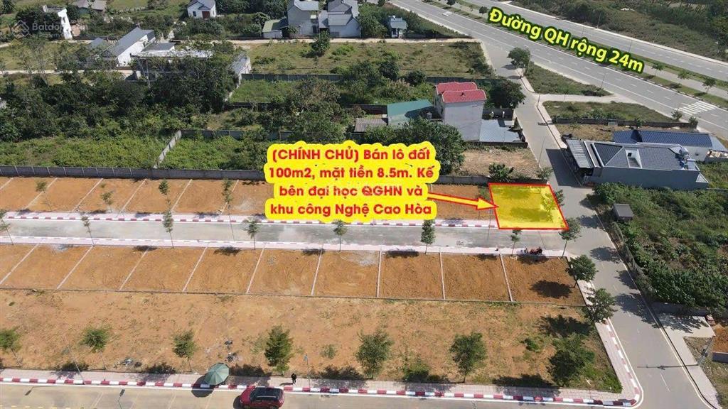 Đất nền phú cát, hoà lạc 100m2 full thổ cư sẵn sổ giá hơn 30tr/m2 cách ql21a ~500m