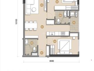 Giá gốc cđt nam long căn hộ 2pn 77m2 trellia cove mizuki  thanh toán 0.5%/tháng, chiết khấu 15.5%