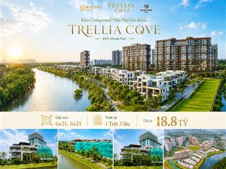 Giỏ hàng nhà phố trellia cove kđt mizuki  giá gốc cđt nam long chỉ 18,8 tỷ thanh toán khđ chỉ 10%
