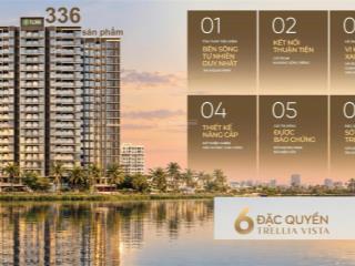Căn góc 3pn 2 view sông và kênh đào 97m2, tầng đẹp  chỉ 7.039 tỷ thanh toán 1% mỗi tháng nhẹ nhàng