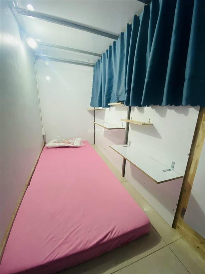Phòng sleepbox, ktx sạch sẽ đứng được 68 út tịch, quận tân bình