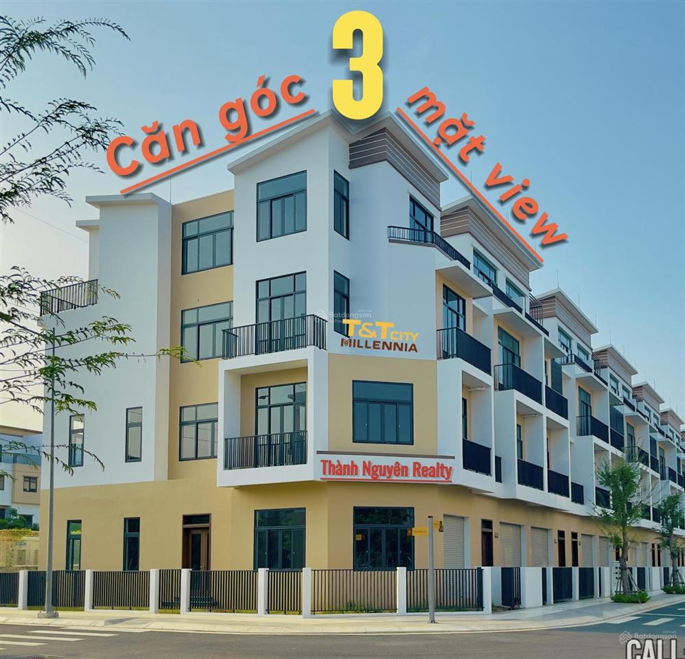 Căn góc 3 mặt view (7,2) tỷ tại t&t city millennia
