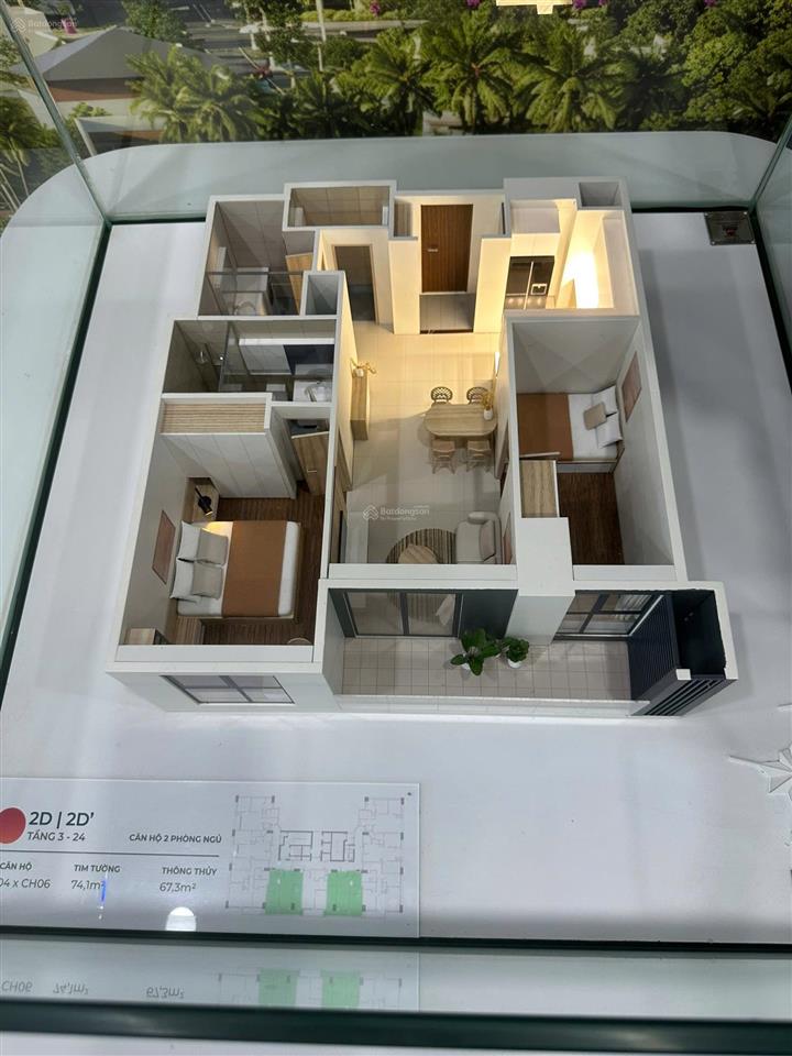 Bán căn 2pn  66 m2 hiyori aqua 5.2 tỷ  0773 052 ***