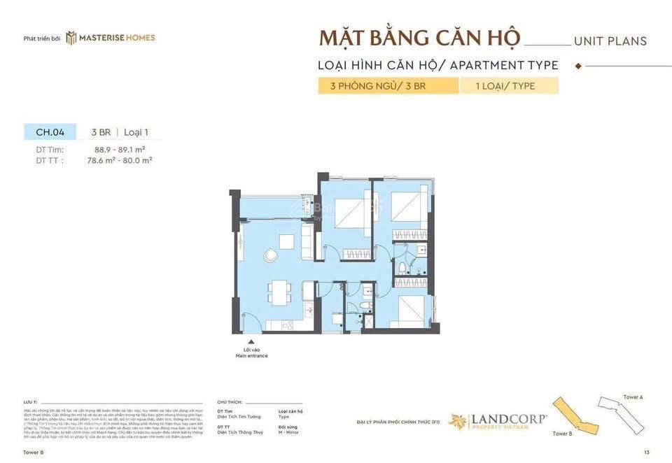2pn  70m2 giá 6 tỷ, chiết khấu thẳng 15%  tháng 10/2026 nhận nhà full nội thất
