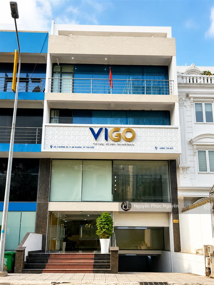 Cho thuê tòa nhà 3a đường số 33 p.an khánh, q2 dt 8x22m hầm trệt lửng 3 lầu giá 110 triệu