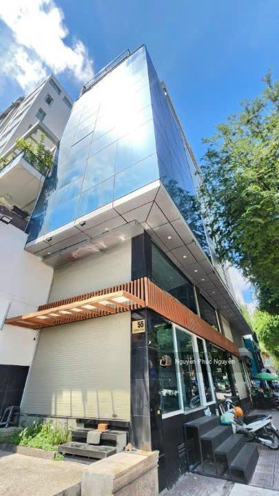 Cho thuê tòa nhà 55a trương định, phường võ thị sáu, quận 3  hầm 5 lầu tm  giá 230 triệu