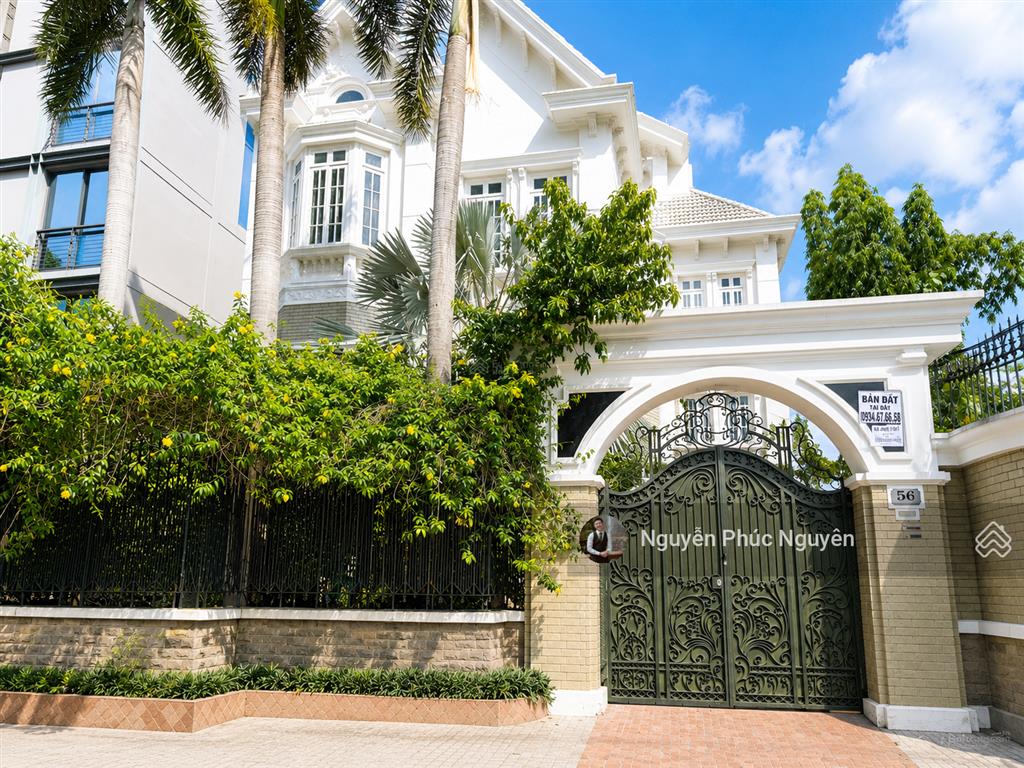 Cho thuê biệt thự 56a ngô quang huy, thảo điền, q2 dt 650m² hồ bơi giá 180 triệu