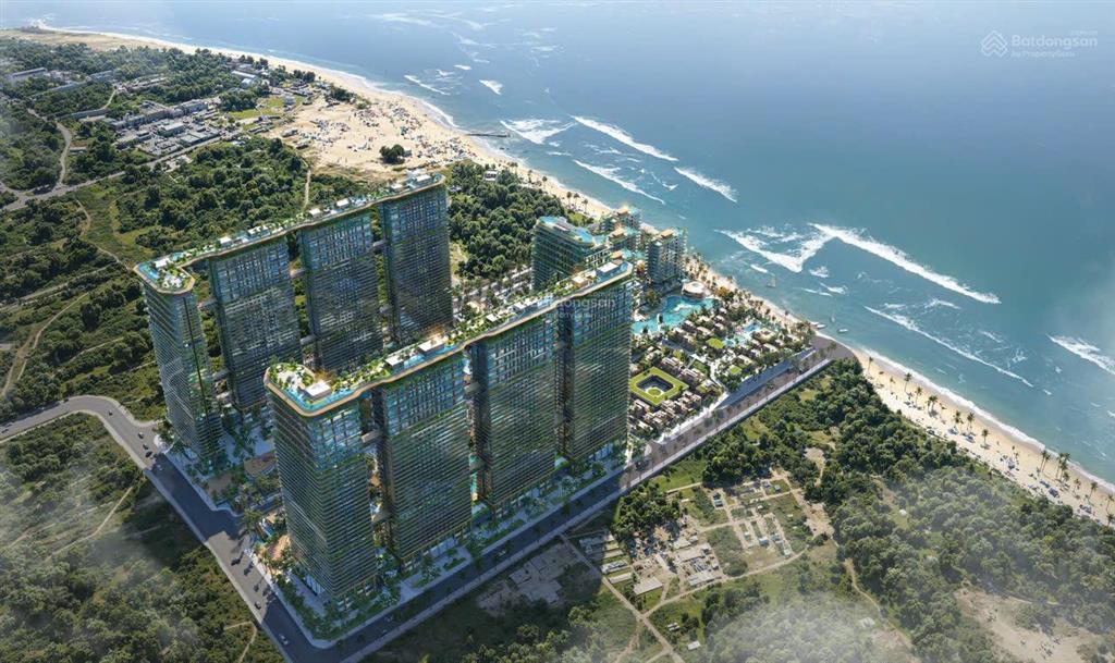 Ngay bãi biển chí linh căn 2pn full nội thất chuẩn khách sạn 5 sao, giá đã có vat chỉ 51,5 triệu/m2