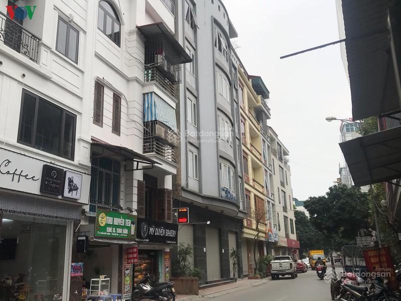 Cho thuê nhà liền kề dịch vọng hậu, diện tích 105m2 x 6 tầng + 1 hầm, giá 75 triệu