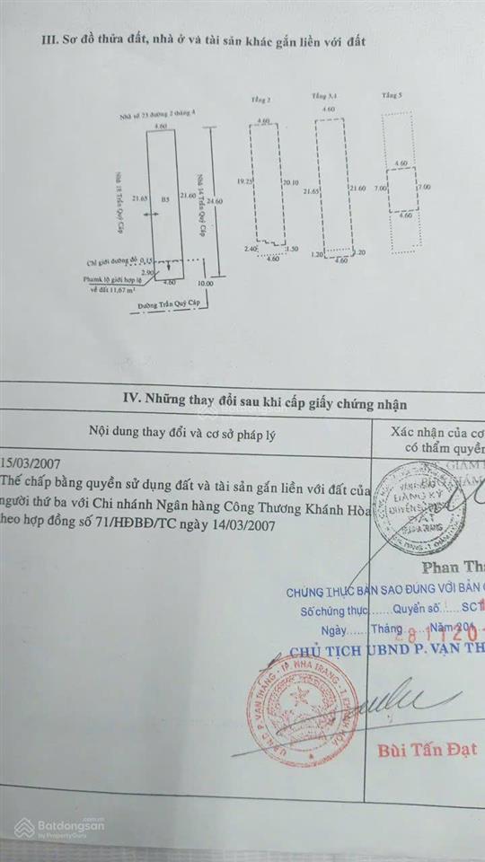Nhà 5 tầng mặt tiền trần quý cáp  trung tâm nha trang  kinh doanh cực tốt  sổ hồng riêng