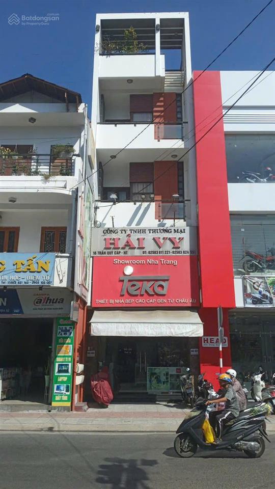 Nhà 5 tầng mặt tiền trần quý cáp  trung tâm nha trang  kinh doanh cực tốt  sổ hồng riêng