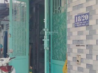 Bán nhà 1 trệt 1 lầu đúc giả, dt 3x8 hẻm đường đông hưng thuận 13 giá bán 2.4 tỷ