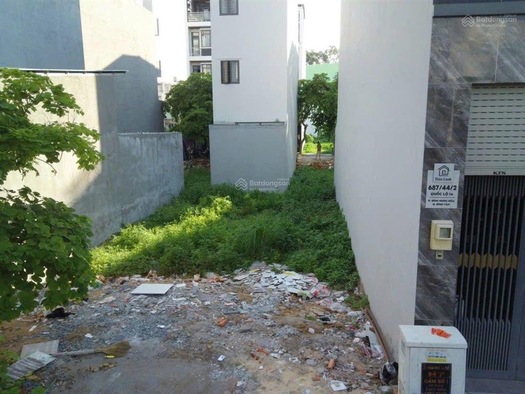 Bán gấp lô đất thổ cư, sổ hồng riêng hẻm 687 lê đức anh, bình hưng hòa, bình tân, dt 5x11