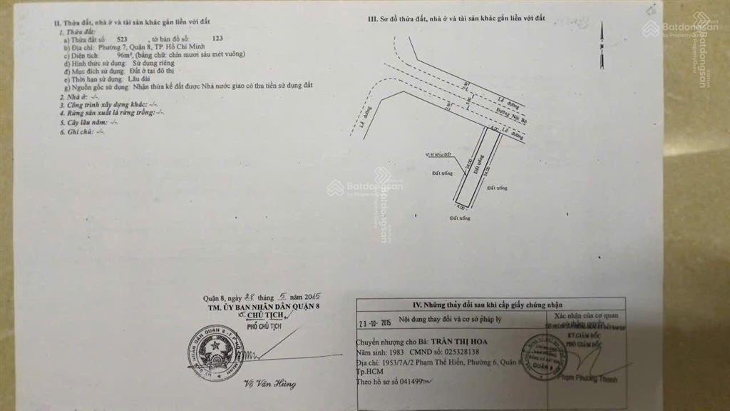 Chủ cần bán gấp dãy phòng trọ mt đường 3419 phạm thế hiển p7, q8, dt 4x24m, công nhận đủ 96m2