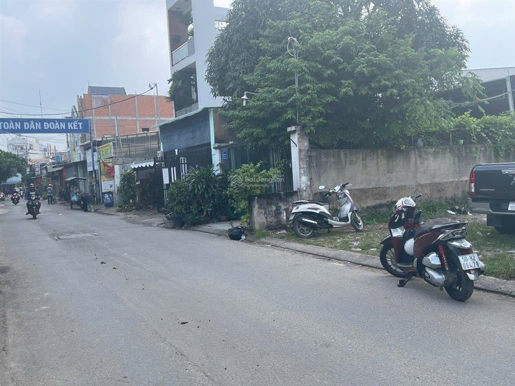 Bán đất thổ cư, shr hẻm 257 bình thành, bình hưng hòa b, dt 6.7x30m nỡ hậu 7.83m có 160m thổ cư